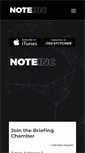 Mobile Screenshot of noteinc.com